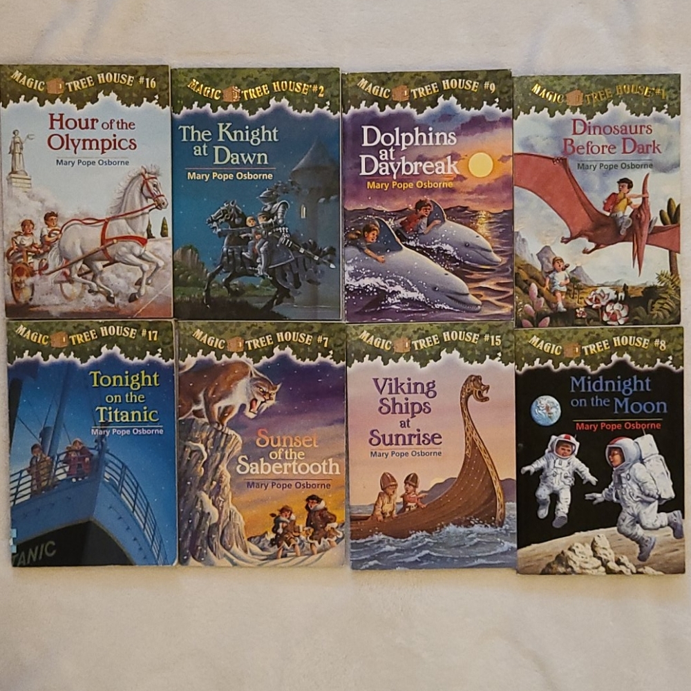 Magic Tree House Books Lot of 8 Total